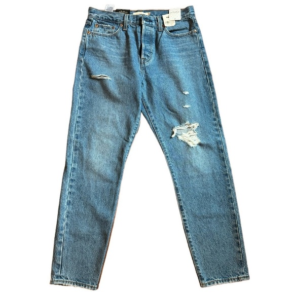 Levi’s Wedgie Icon Fit Ankle Jeans Button-Fly - Picture 3 of 12